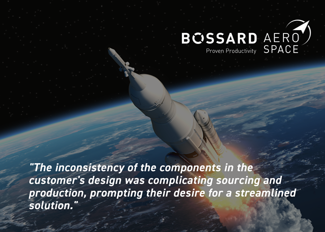 image of a rocket in the space